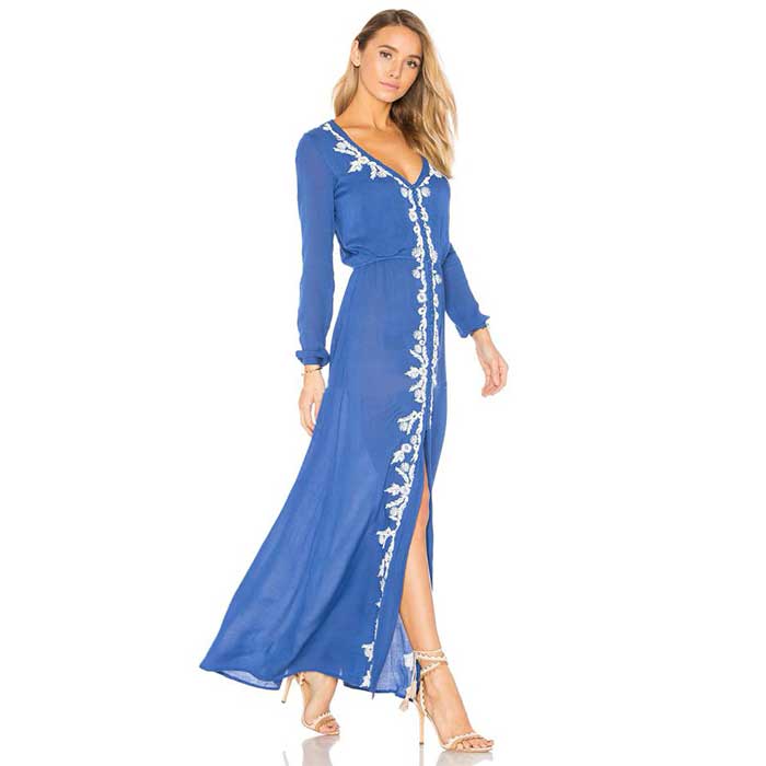 Blue Bohemian Dress | Bohemian Serenity