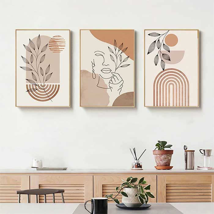 Boho Art Wall | Bohemian Serenity