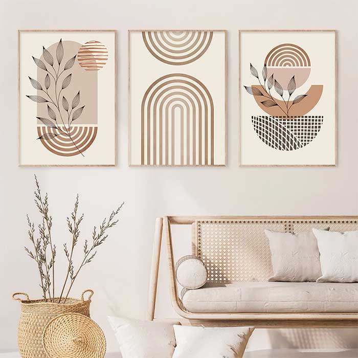 Boho Framed Wall Art | Bohemian Serenity