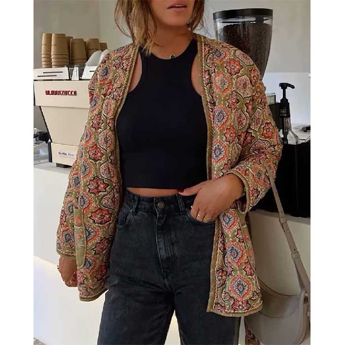 Boho Quilted Jacket | Bohemian Serenity