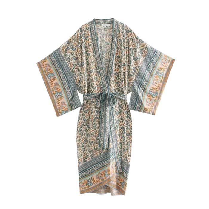 Boho Kimono Duster | Bohemian Serenity