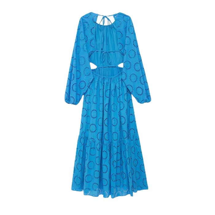 Boho Blue Dress | Bohemian Serenity