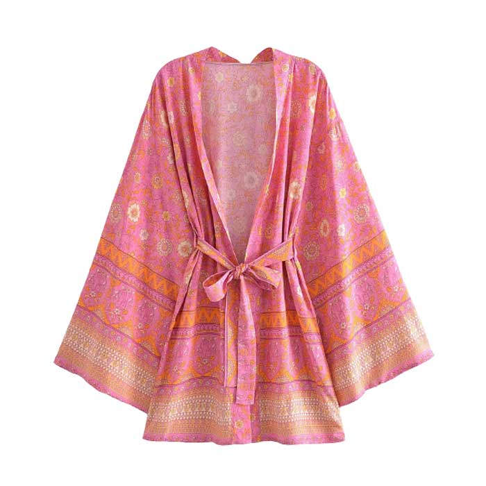 Boho Kimono Robe | Bohemian Serenity